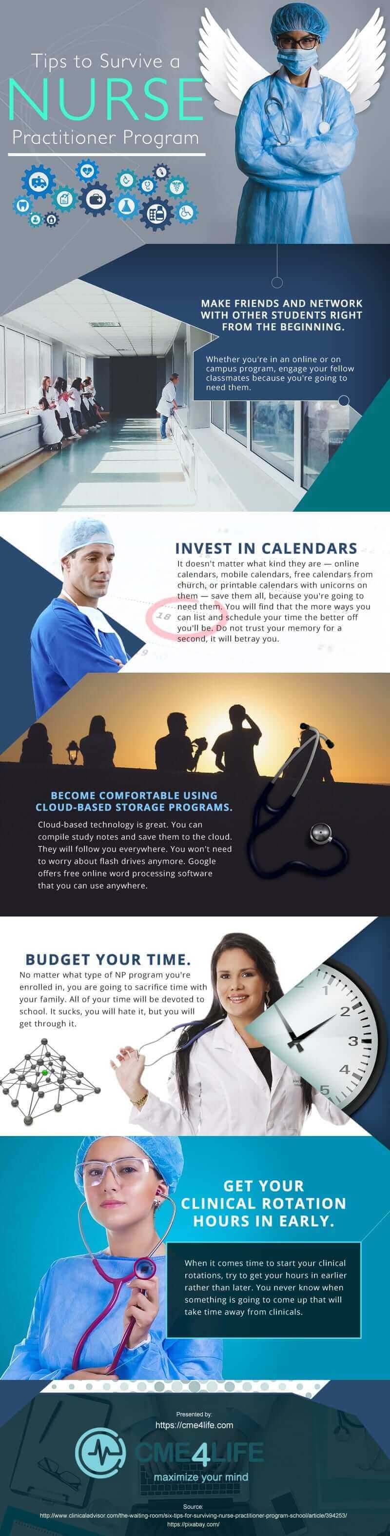 Tips to Survive a Nurse Practitioner Program [infographic]